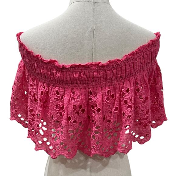 Free People One Perla Crop Top In Pink - Picture 3 of 7